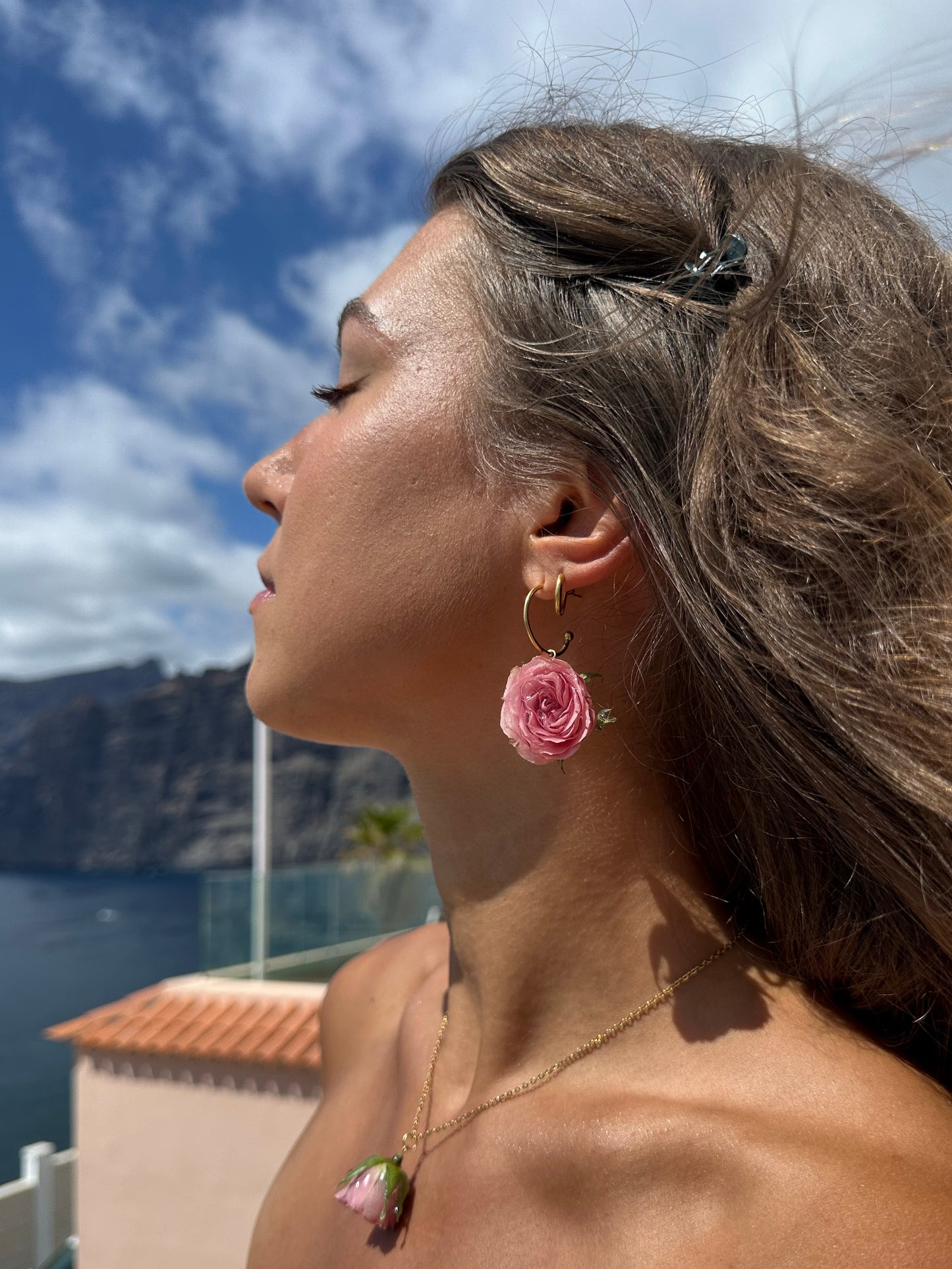 Real Rose Jewelry Set