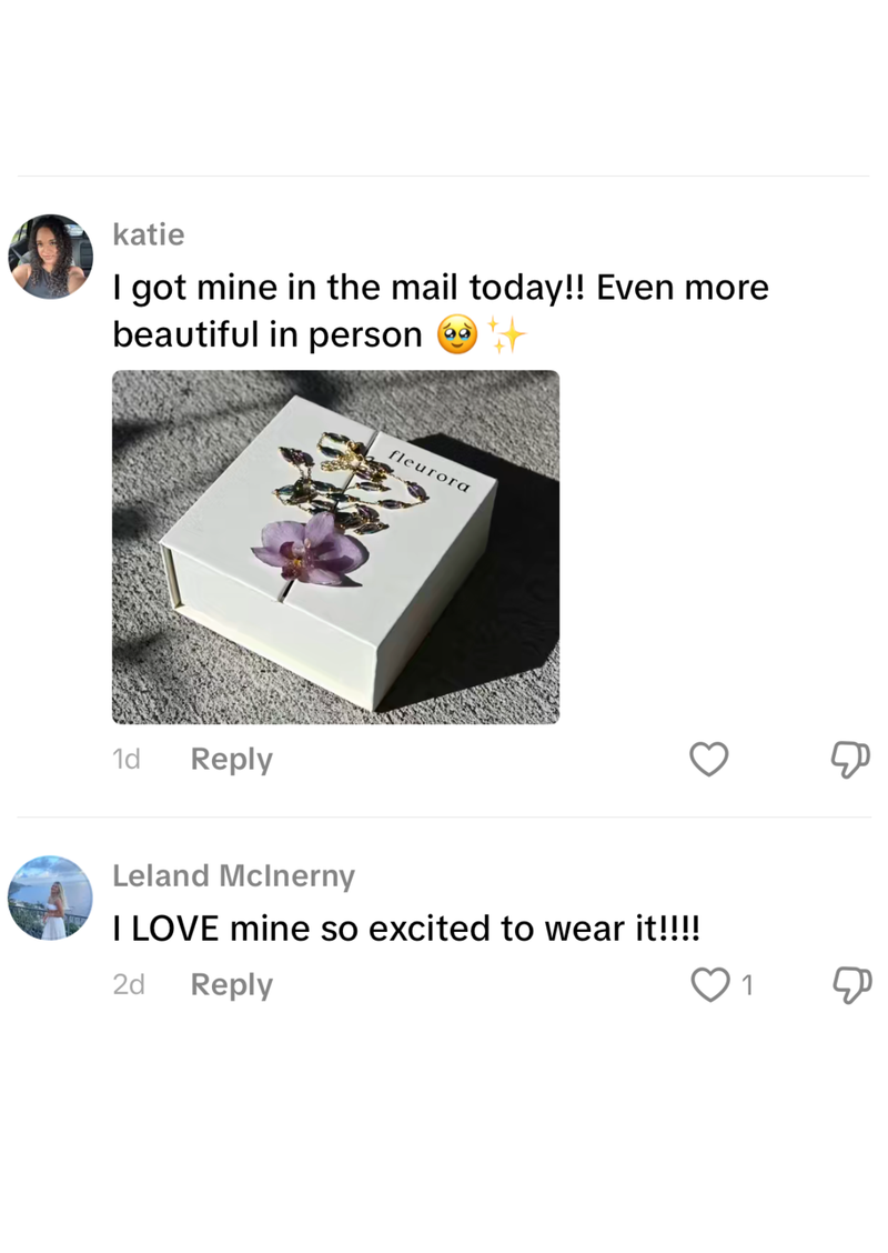 Real customer comments about Fleurora